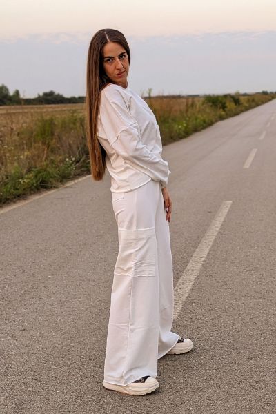 Slika Pantalone širokih nogavica GD Organic